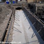 Collapsed brick culvert repair